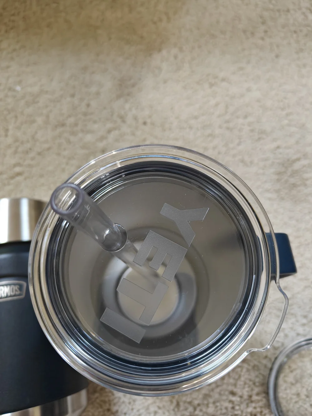 Thermos & YETI Stainless Insulated Tumblers - Navy & Dark Gray